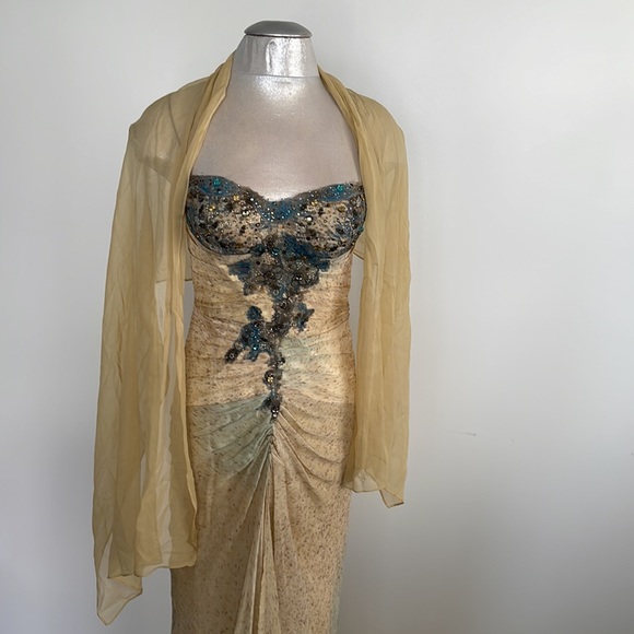 Alberto Makali gown 100% Slik size 4 fits XS/S 2-4 - Picture 14 of 14